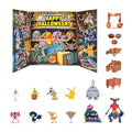 Pokemon Halloween Calendar 2025 - Calendar with 11 Battle Figures with Special Finish and Five Chip Board Accessories