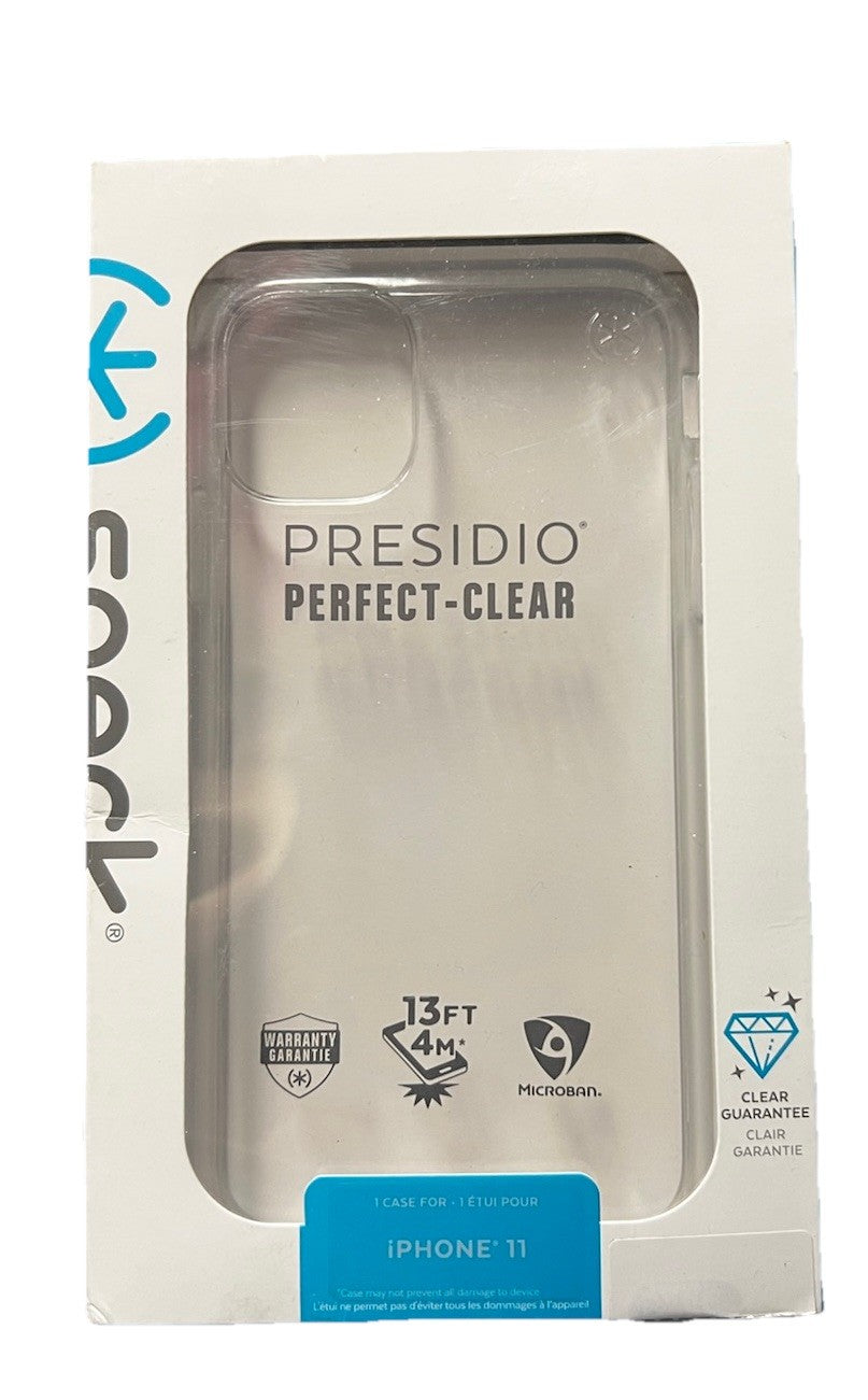 Speck Presidio Perfect Clear Case for iPhone 11 Clear New