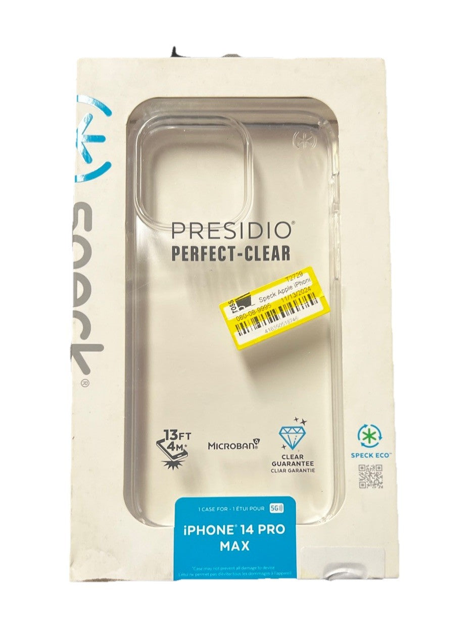 Speck Presidio Perfect-Clear Case for Apple iPhone 14 Pro Max