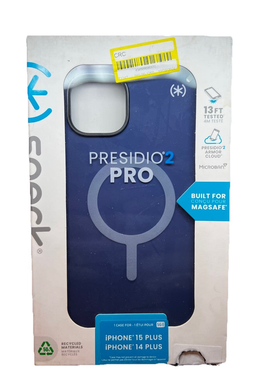 Speck Presidio 2 Pro MagSafe Case For iPhone 15 Plus/14 Plus- Coastal Blue
